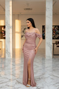 Glamouröses Pailletten-Abendkleid C2144 in gruen – Ansicht 1 | Lamia Mode