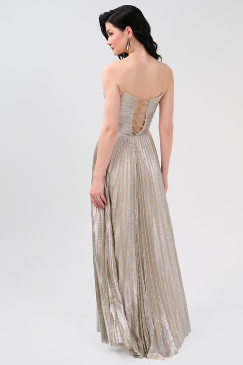 Abendkleid C2139 in Blau – Lamia Braut & Abendmode