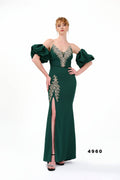 Abendkleid C4960 in Pflaume – Lamia Braut & Abendmode