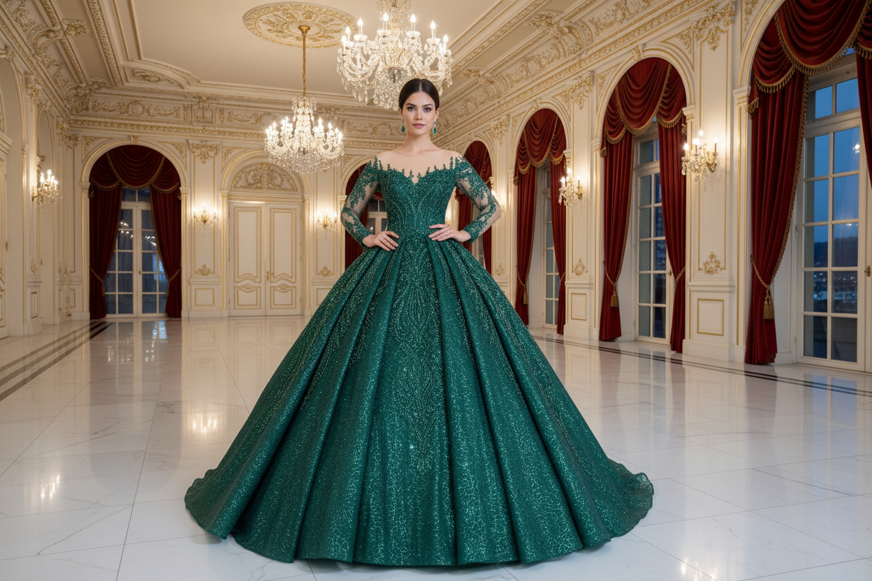 Ballkleid SB3352 – Ansicht 3 | Lamia Mode