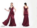 Abendkleid C4904 in Bordeaux – Lamia Braut & Abendmode