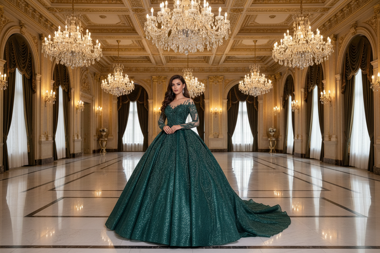 Ballkleid SB3352 – Ansicht 1 | Lamia Mode