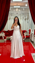 Standesamtkleid MD6077 in weiss-5 – Ansicht 1 | Lamia Mode