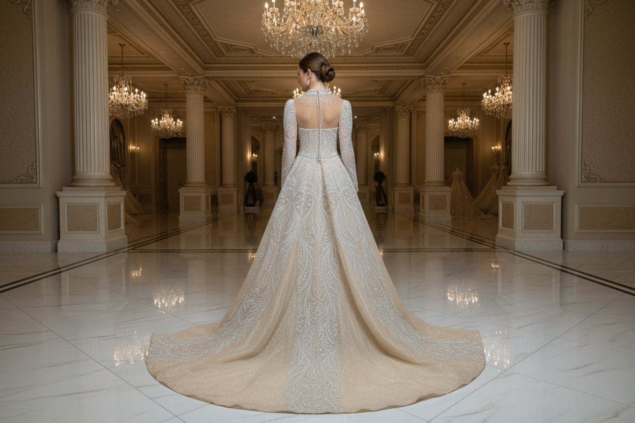 Brautkleid Modell 2027 – Ansicht 2 | Lamia Mode