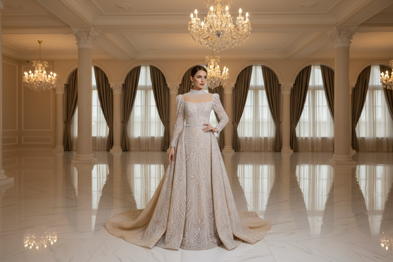 Brautkleid Modell 2027 – Ansicht 1 | Lamia Mode