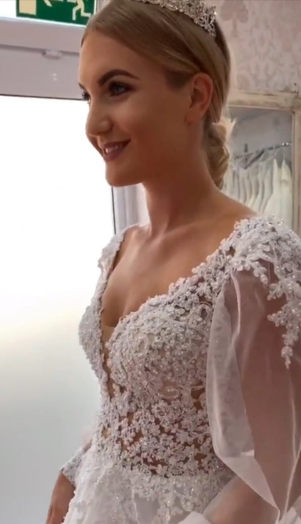 Brautkleid Meysa – Tüll und Spitze – Ansicht 2 | Lamia Mode