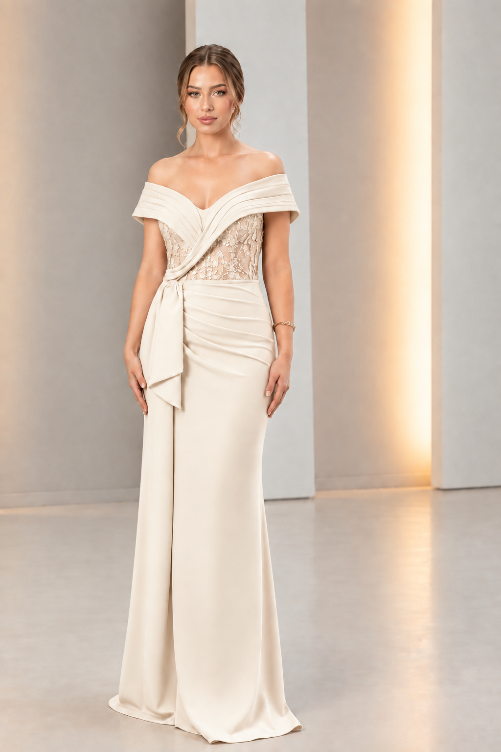 Standesamtkleid C2137
