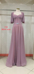 Abendkleid M118 – A-Linie in Schwarz – Ansicht 5 | Lamia Mode