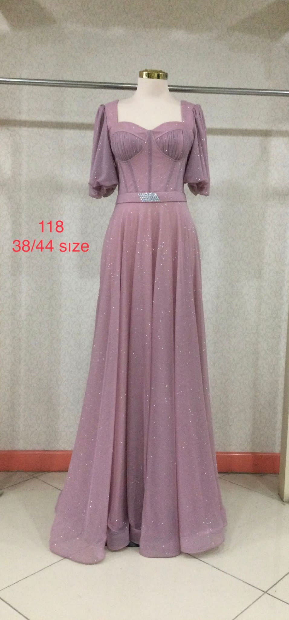 Abendkleid M118 – A-Linie in Schwarz – Ansicht 5 | Lamia Mode