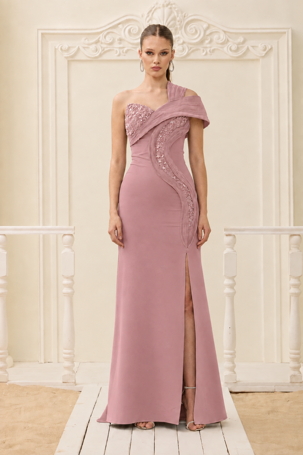 Abendkleid C2118 in Lavendel – Lamia Braut & Abendmode