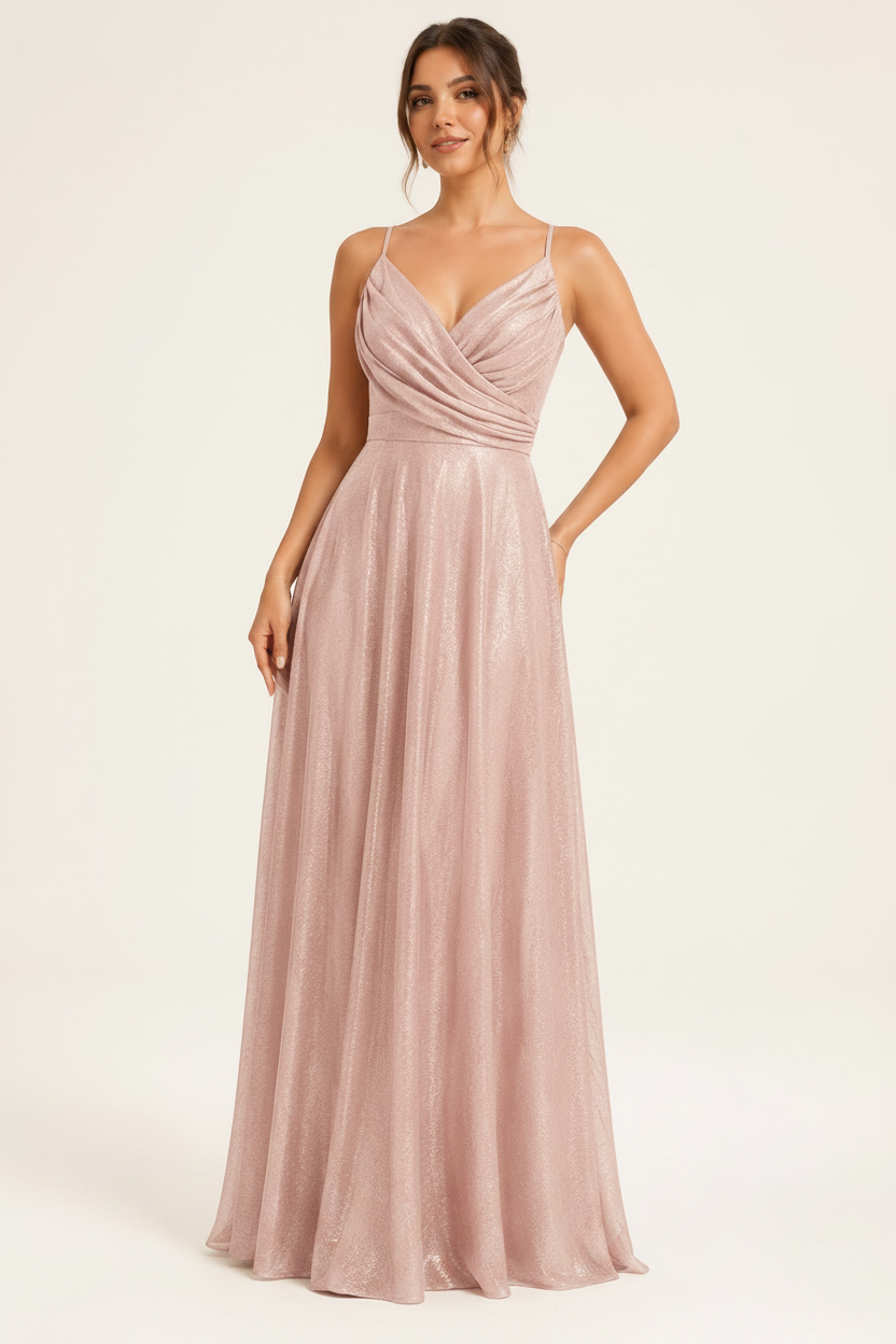 Abendkleid C2154 in Fuchsia – Lamia Braut & Abendmode