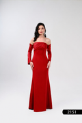 Abendkleid C2151 in Rot – Lamia Braut & Abendmode