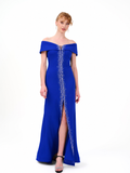 Abendkleid C5950 in Royalblau – Lamia Braut & Abendmode