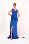 Abendkleid C5945 in Fuchsia – Lamia Braut & Abendmode