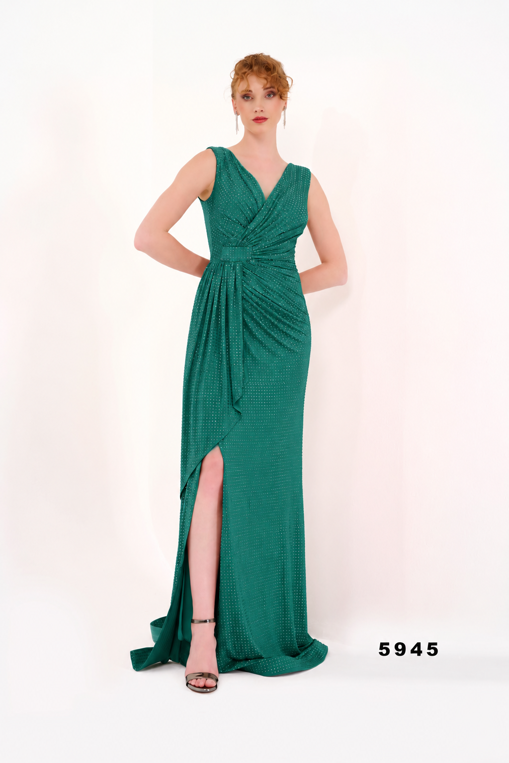 Abendkleid C5945 in Fuchsia – Lamia Braut & Abendmode