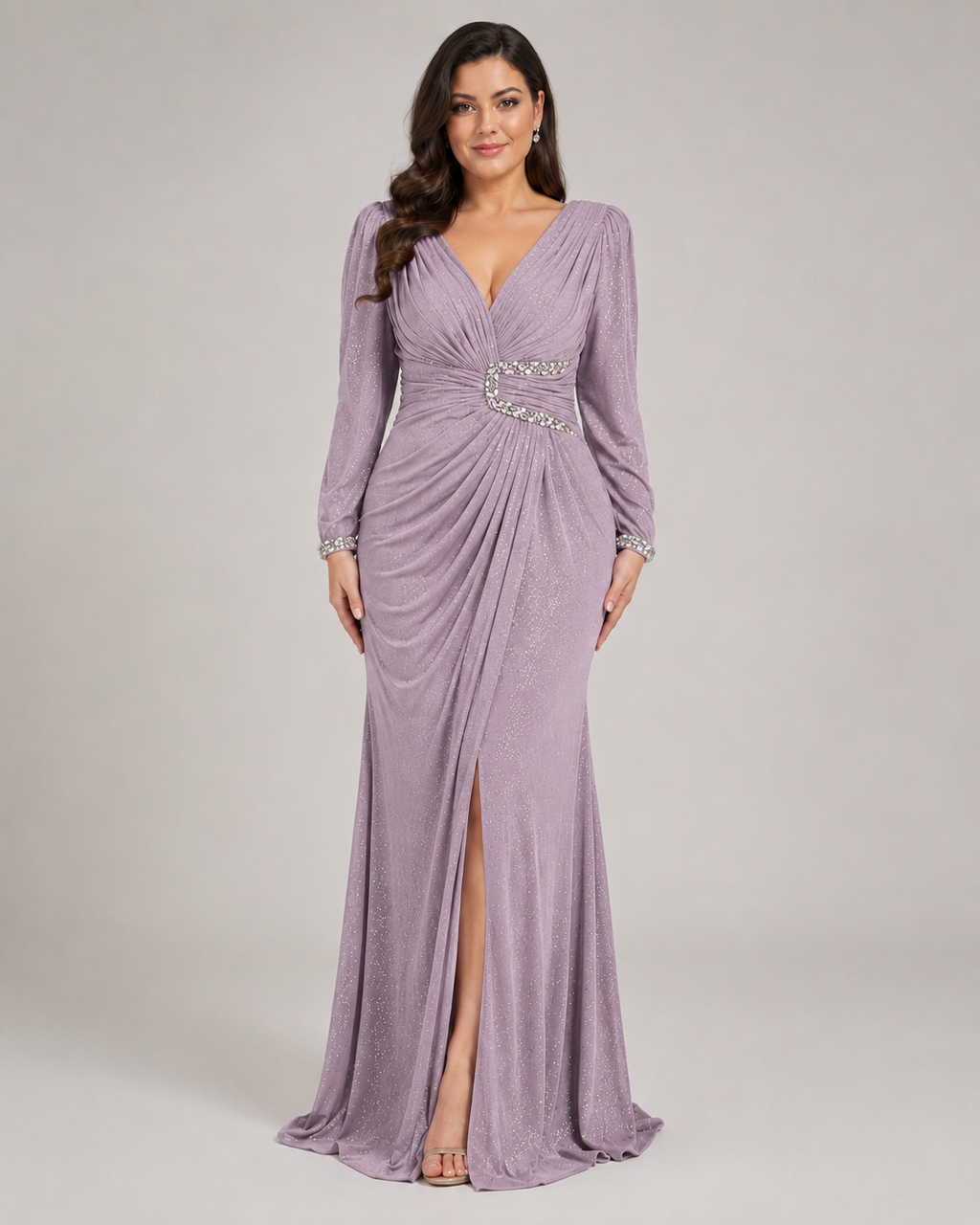 Abendkleid C5984 in Gold – Lamia Braut & Abendmode