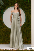 Abendkleid C2120 in Blau – Lamia Braut & Abendmode