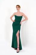 Abendkleid C4958 in Grün – Lamia Braut & Abendmode