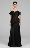 Abendkleid C2117 in Schwarz – Lamia Braut & Abendmode