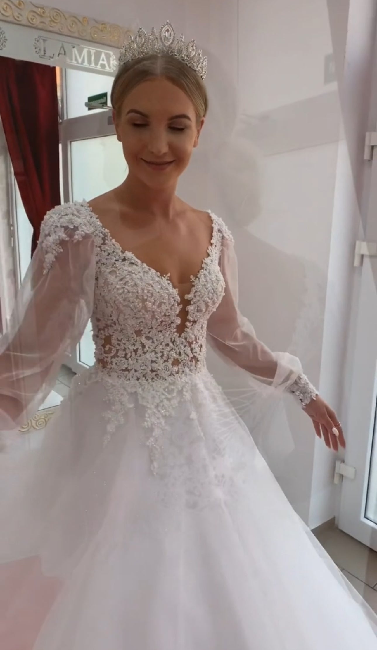 Brautkleid Meysa – Tüll und Spitze – Ansicht 3 | Lamia Mode