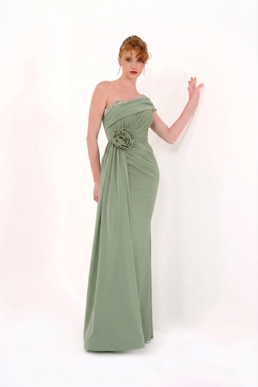 Abendkleid C4979 in Mint