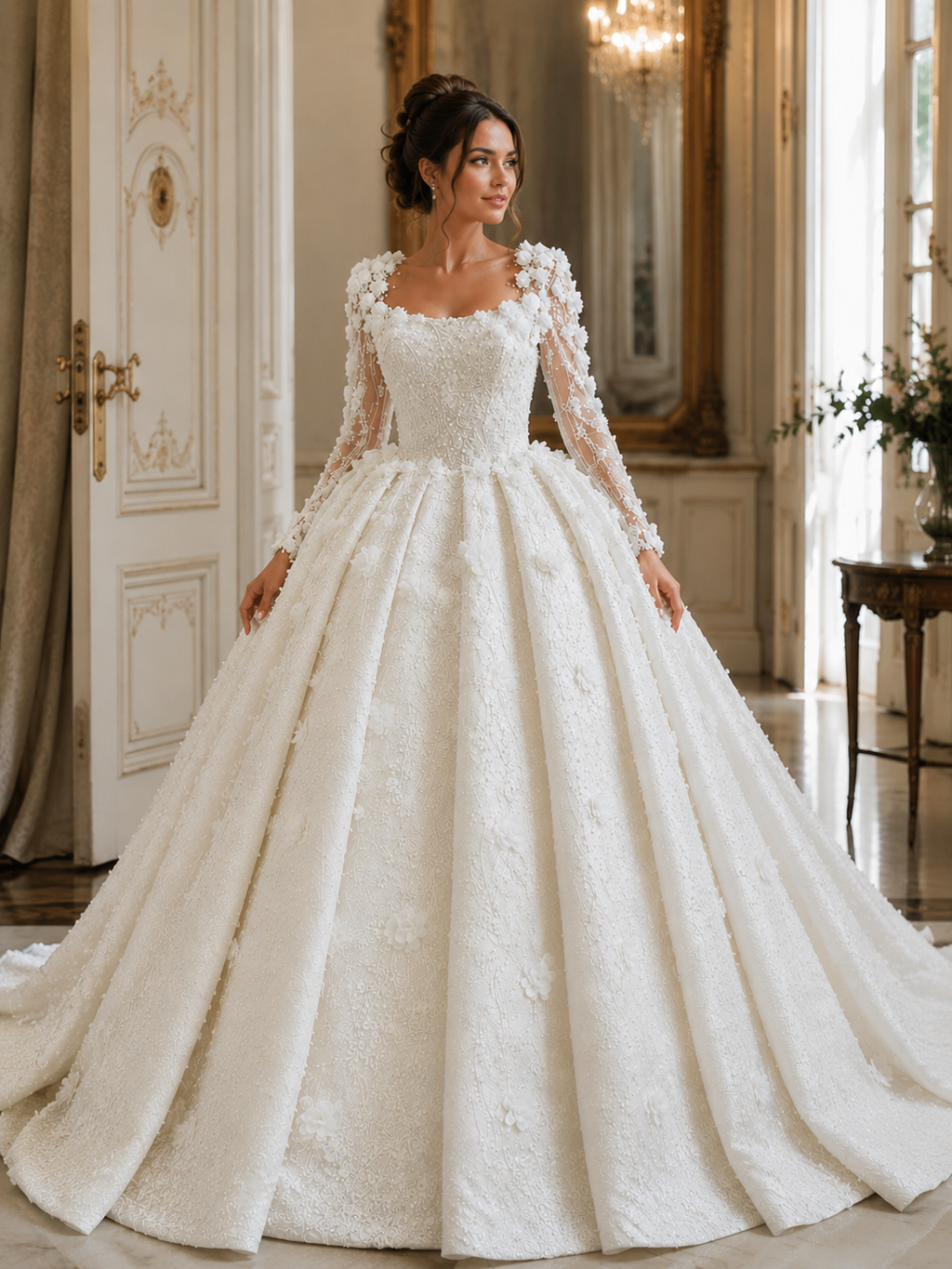 Brautkleid 3D – Ansicht 2 | Lamia Mode
