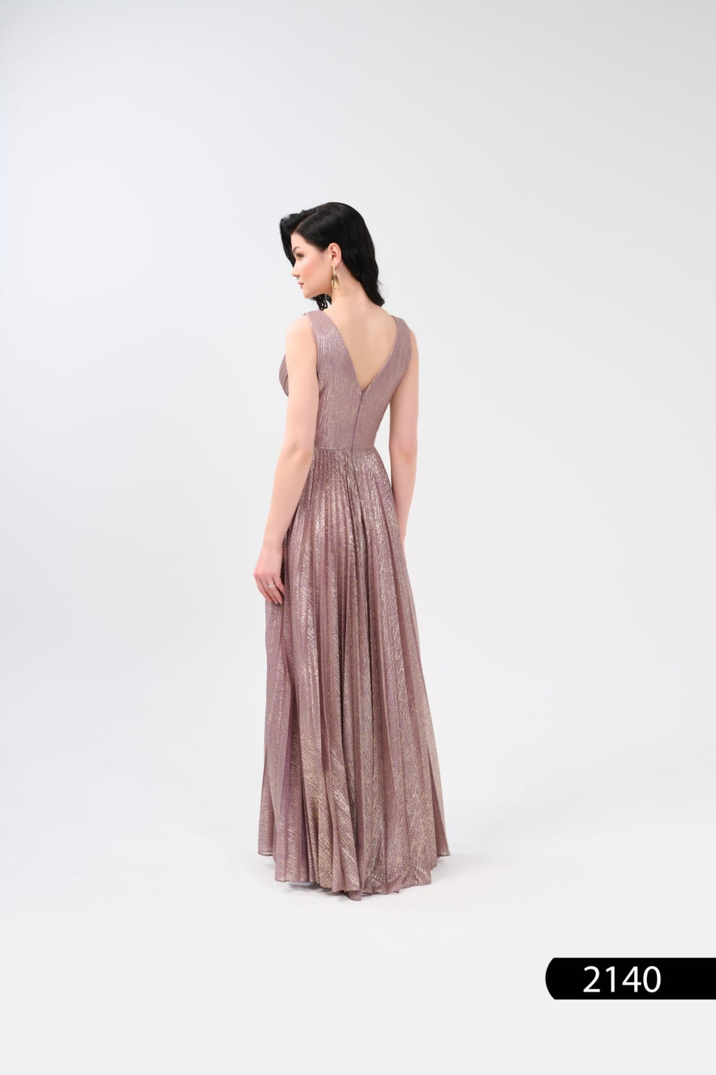 Abendkleid C2140 in Marineblau – Lamia Braut & Abendmode