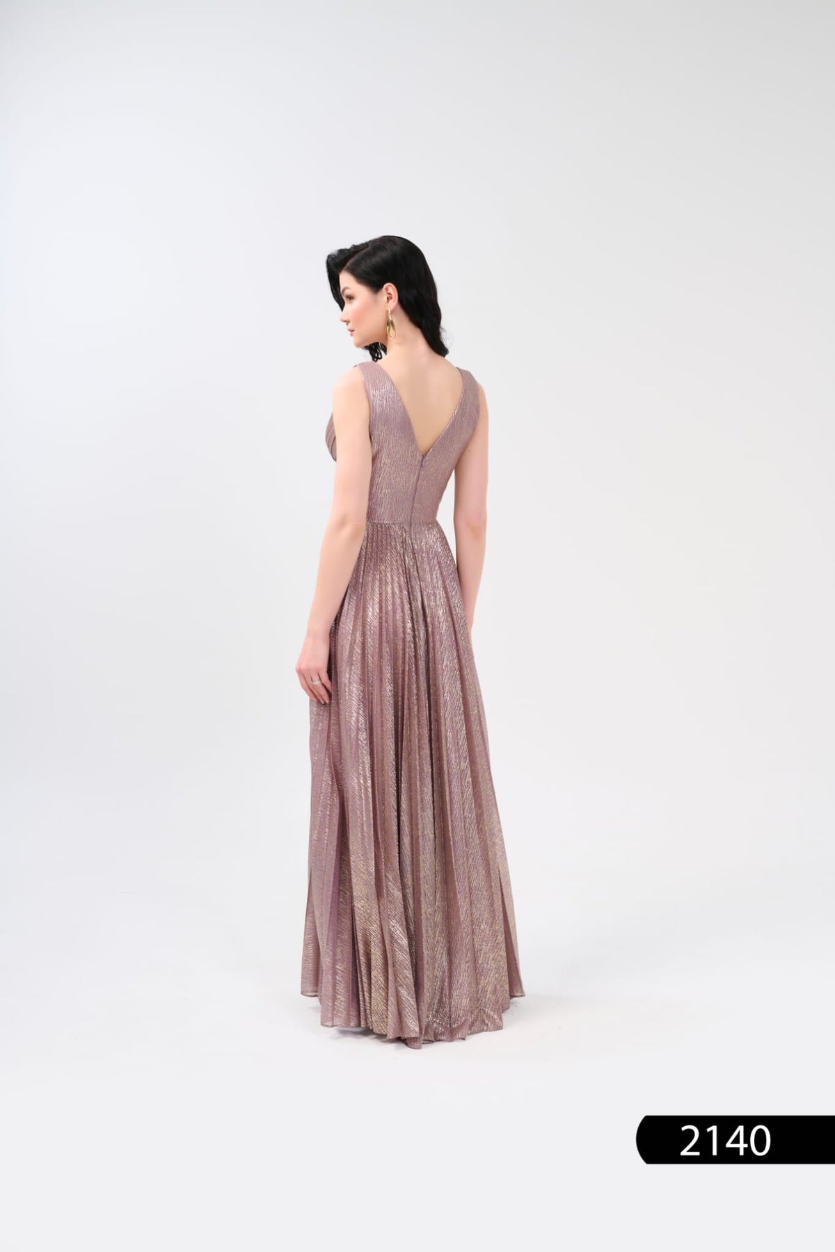 Abendkleid C2140 in Marineblau – Lamia Braut & Abendmode