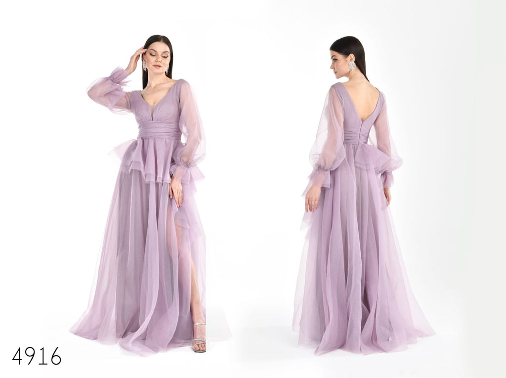Abendkleid C4916 in Lila – Lamia Braut & Abendmode