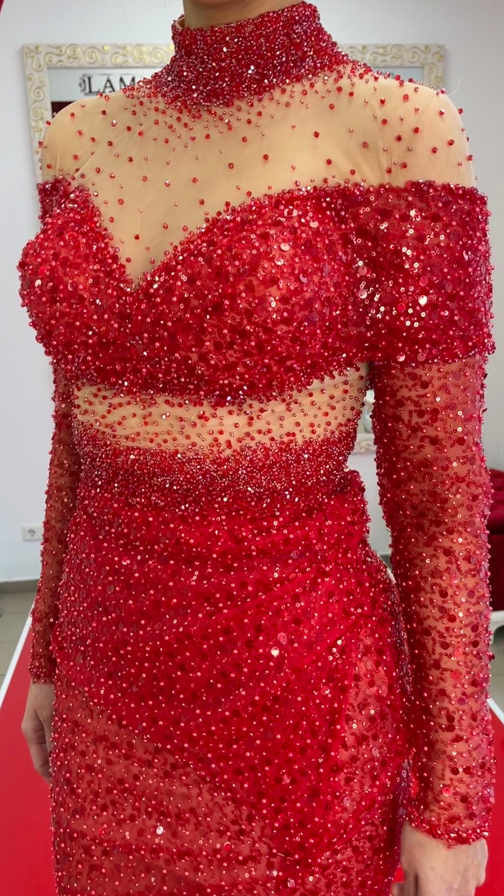 Ballkleid LİLİA – Ansicht 3 | Lamia Mode