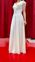 Standesamtkleid FK3228 – Chiffon – Ansicht 2 | Lamia Mode