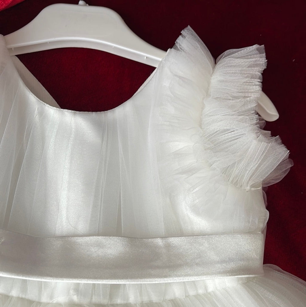 Taufkleid 5309 in Weiß – Ansicht 4 | Lamia Mode