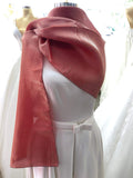 Stola Zimt Satin – Ansicht 1 | Lamia Mode