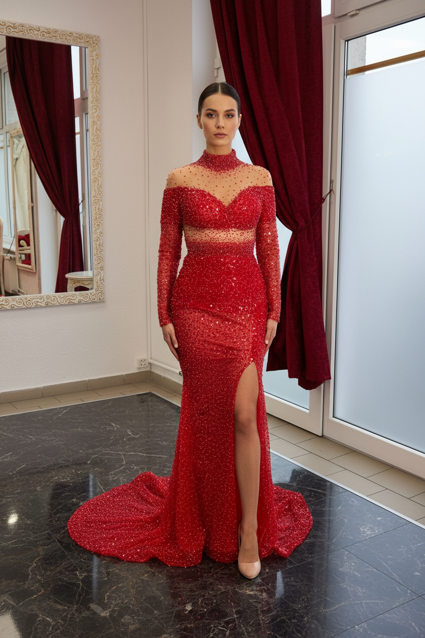 Ballkleid LİLİA – Ansicht 1 | Lamia Mode