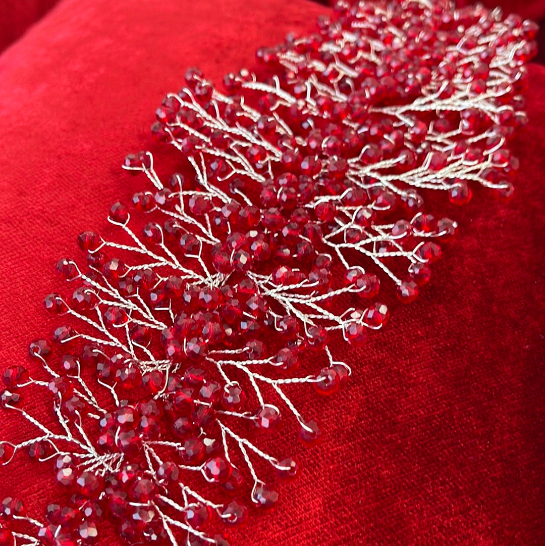 Haarschmuck Bordeaux – Haarschmuck Bd1 – Ansicht 1 | Lamia Mode