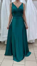 Abendkleid FK3333 – Satin und Spitze – Ansicht 3 | Lamia Mode