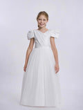 Kommunionkleid 5405 in Weiß – Ansicht 1 | Lamia Mode
