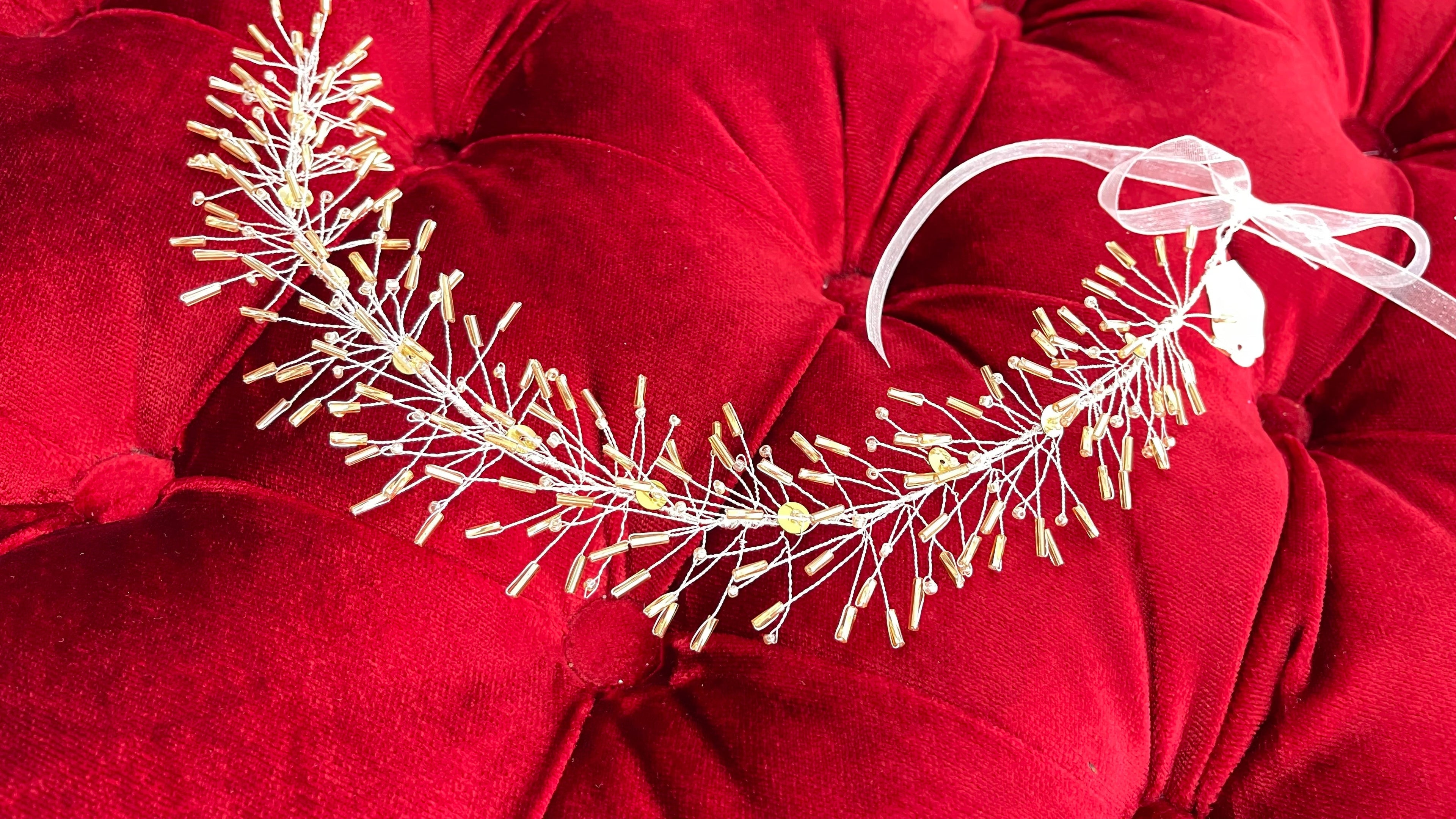 Haarschmuck Gold – Ansicht 2 | Lamia Mode