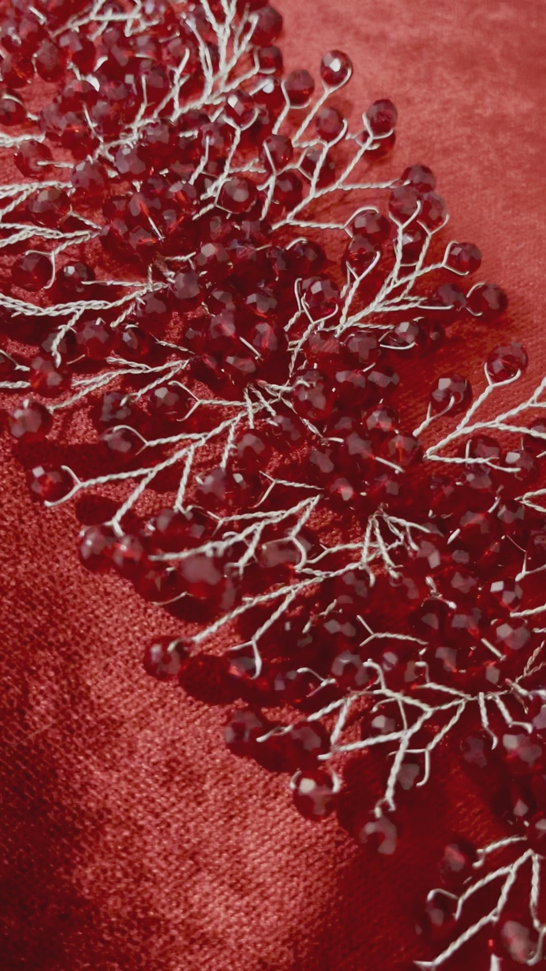 Haarschmuck Bordeaux – Haarschmuck Bd1