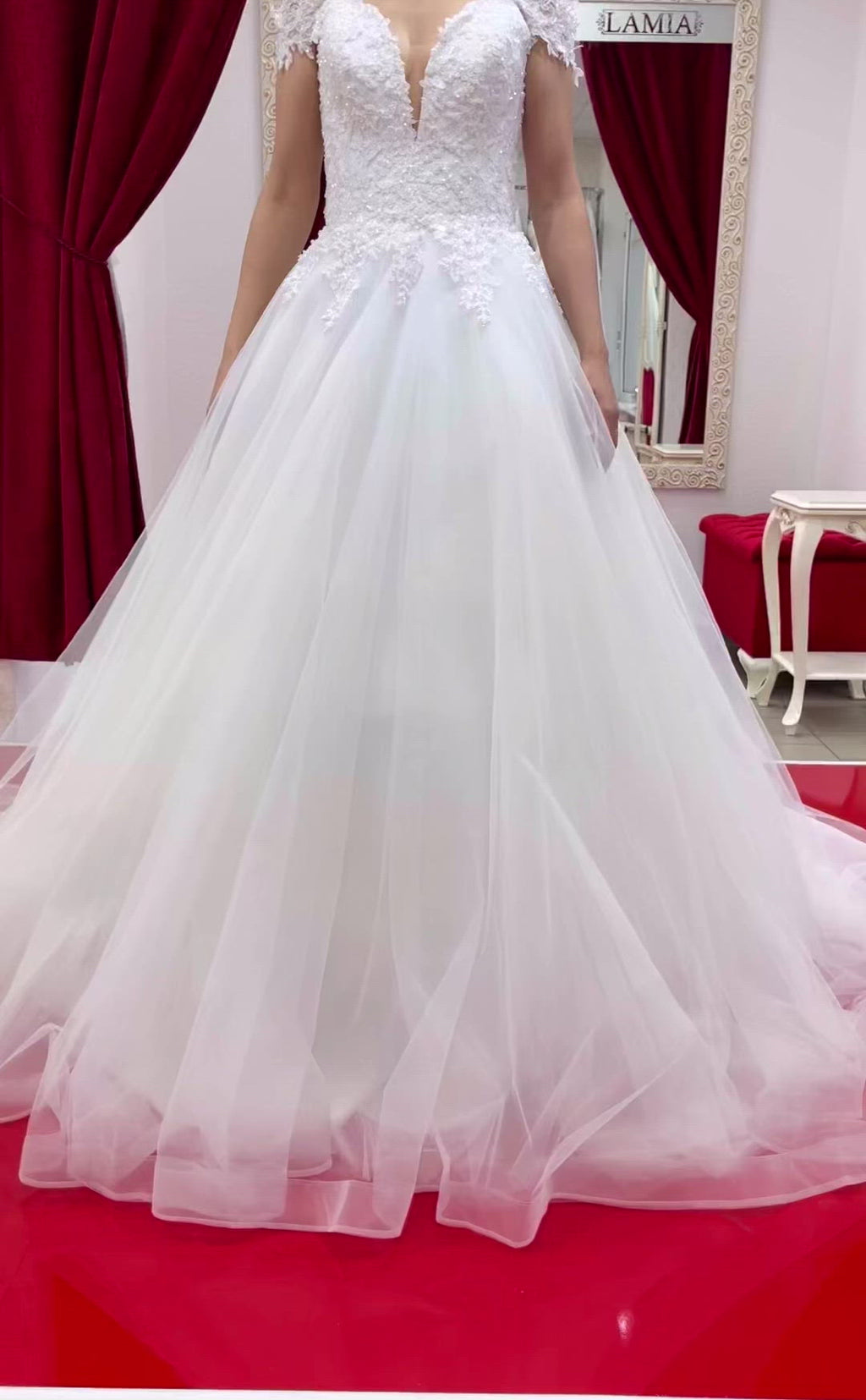 Brautkleid ASYA – Tüll und Spitze