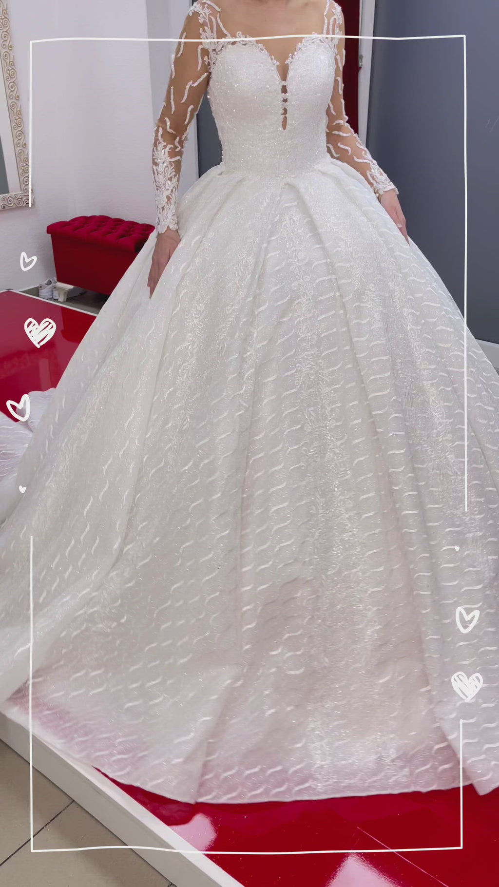 Brautkleid Açelya – Prinzessinnen-Silhouette