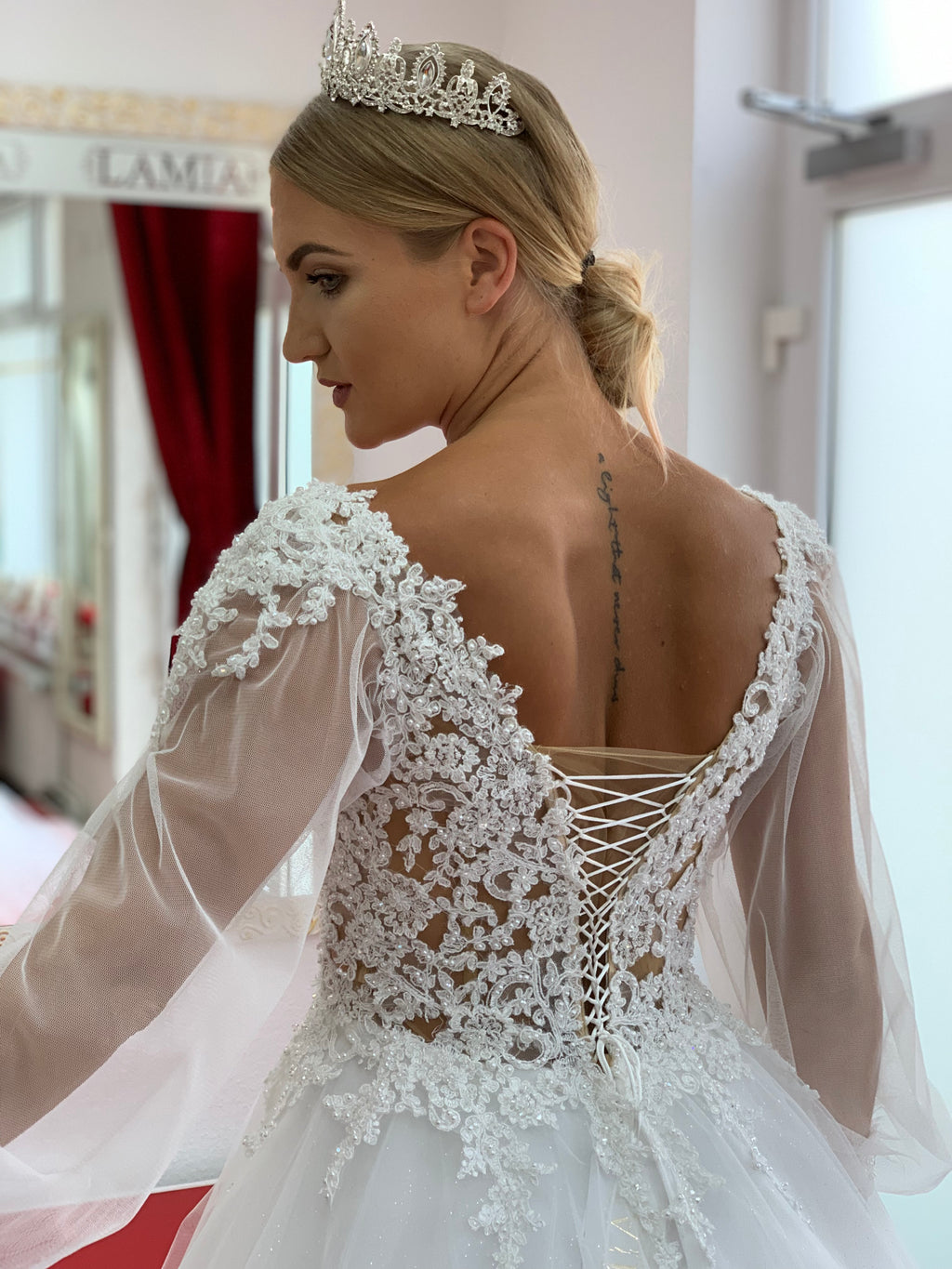 Brautkleid Meysa – Tüll und Spitze – Ansicht 1 | Lamia Mode