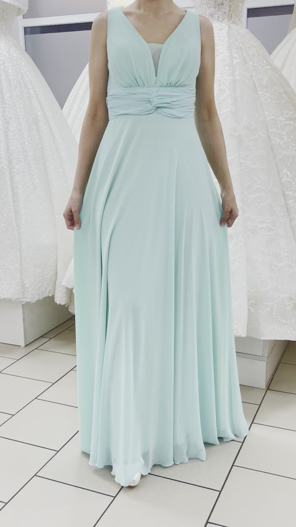 Abendkleid FKL8085 – Chiffon und Spitze
