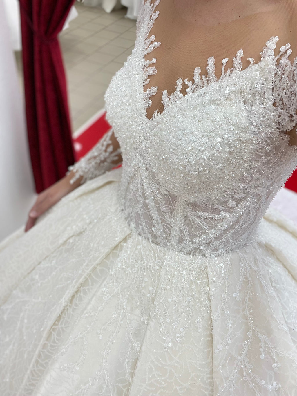 Brautkleid Rosa – Prinzessinnen-Silhouette – Ansicht 7 | Lamia Mode