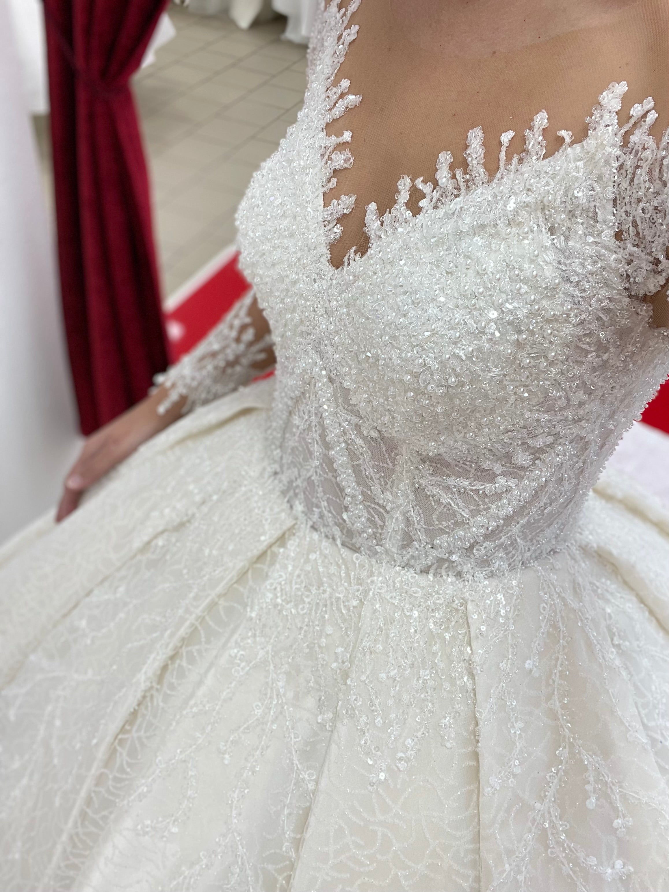 Brautkleid Rosa – Prinzessinnen-Silhouette – Ansicht 7 | Lamia Mode