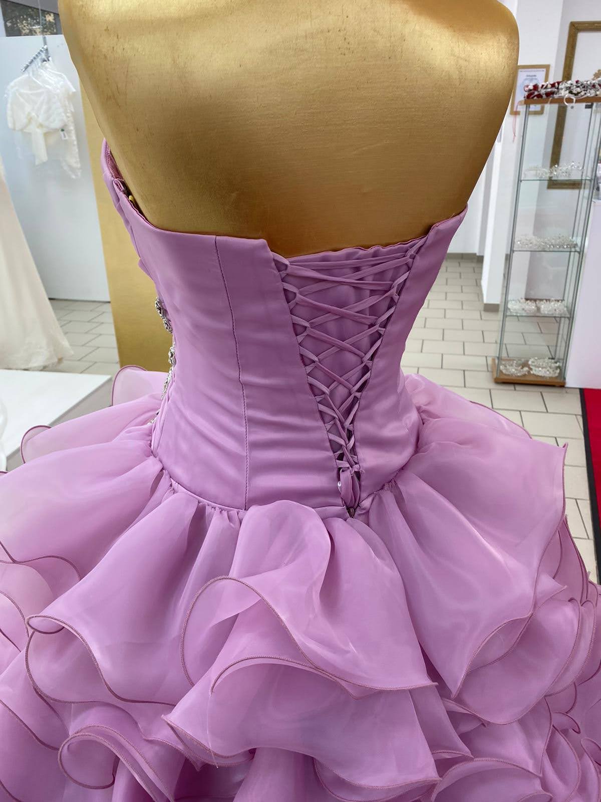 Ballkleid Pin2 – Organza und Corsagen-Oberteil – Ansicht 5 | Lamia Mode