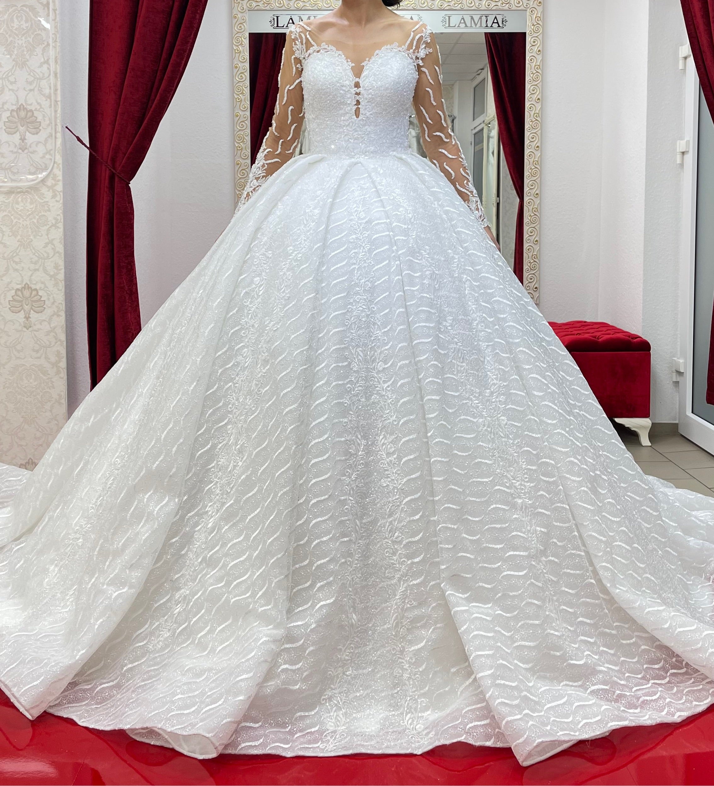 Brautkleid Açelya – Prinzessinnen-Silhouette – Ansicht 1 | Lamia Mode