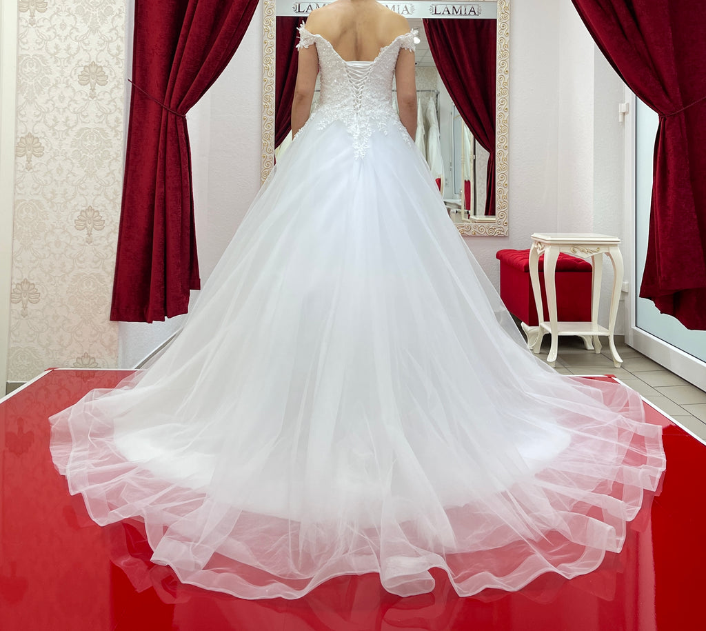 Brautkleid ASYA – Tüll und Spitze – Ansicht 3 | Lamia Mode