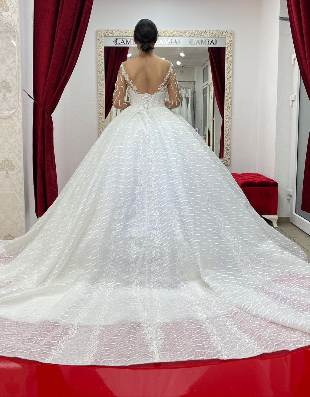 Brautkleid Açelya – Prinzessinnen-Silhouette – Ansicht 4 | Lamia Mode