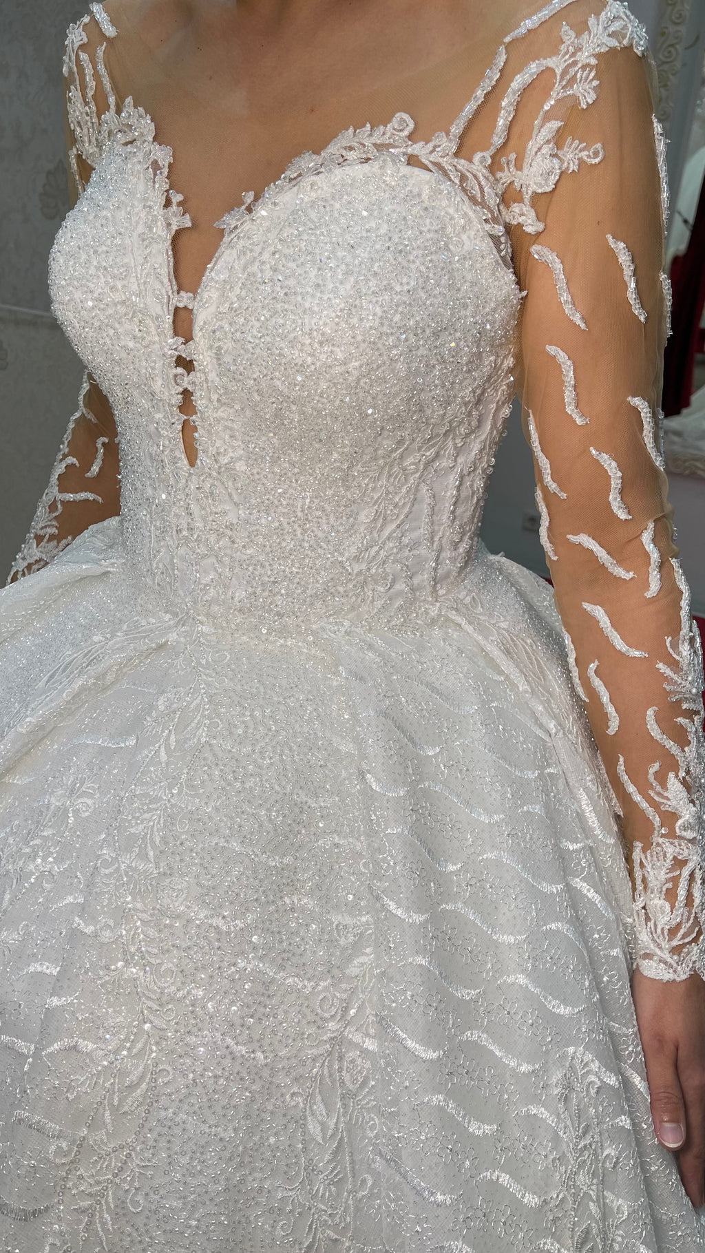 Brautkleid Açelya – Prinzessinnen-Silhouette – Ansicht 2 | Lamia Mode